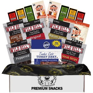 Buffalo Bills Gluten Free Jerky & More Meat Snack Gift Box (15 gluten free meat snacks) - 1 of 4