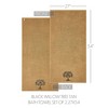 Black Willow Tree Tan Bath Towel Set of 2 27x54 VHC Brands - 4 of 4