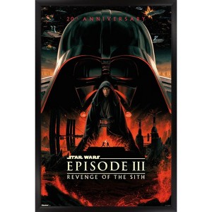 Trends International Star Wars: Revenge Of The Sith - 20th Anniversary Framed Wall Poster Prints - 1 of 4