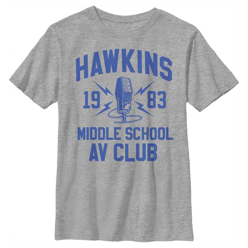 Boy's Stranger Things Hawkins AV Club 1983 T-Shirt, 1 of 6