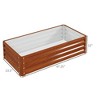 Resenkos Patio Planting Bed, Raised Garden Bed,Galvanized Raised Garden Bed, 4' x 2' x 1' Metal Planter Box, - 3 of 4
