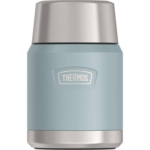 Thermos for Hot Food,Thermos Water Bottle,Thermos Stainless Steel,Vacuum Insulated Food Jar for Hot and Cold with Handle and Folding Spoon (White)