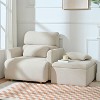CAVINAS Oversized Accent Chair Set,Modern Lounge Chair with Storage Ottoman,Deep Seat,Upholstered Armchair for Living Room,Bedroom,Office - 2 of 4