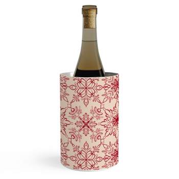 Pimlada Phuapradit Snowflake Pattern Red Wine Chiller - Deny Designs