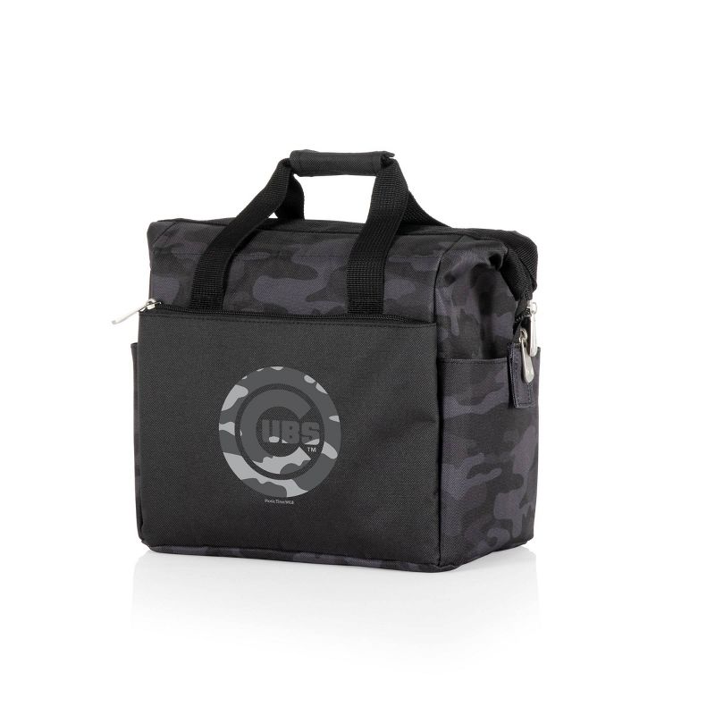MLB Chicago Cubs On The Go Soft Lunch Bag Cooler - Black Camo, 2 of 5