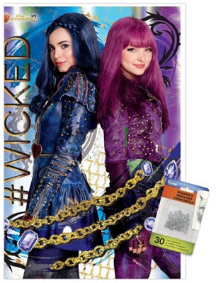 Trends International Disney Descendants 2 - Wicked Unframed Wall Poster ...