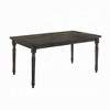 60" Rectangular Dining Table with Turned Legs - 2 of 4