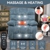 TiramisuBest Lift Recliner Chair Heat Massage Dual Motor Infinite Position Up to 350 LBS Large Electric Power Lift Recliners with Power-Remote - 2 of 4