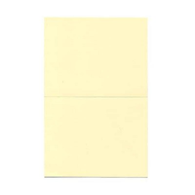 JAM Paper Blank Foldover Cards A2 Size 4 3/8 x 5 7/16 Ivory 309908F