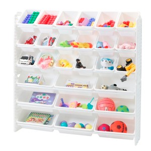 UNiPLAY 6 Tier Toy Storage Organizer with  Removable Bins - 1 of 4