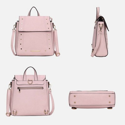 MKF Collection Elke Women’s Convertible Backpack Bag by Mia K -Taupe — фото 5