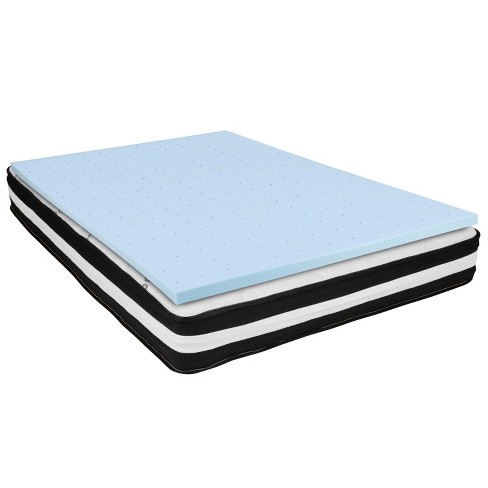 Emma And Oliver 10" Mattress & Gel Memory Foam Topper