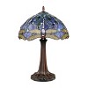 Chloe Lighting Sunniva Dragonfly-Style Dark Bronze 1 Light Table Lamp 12" Wide - 2 of 4
