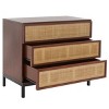 Zadie 3 Drawer Rattan Chest - CHS5004 - Safavieh - 4 of 4
