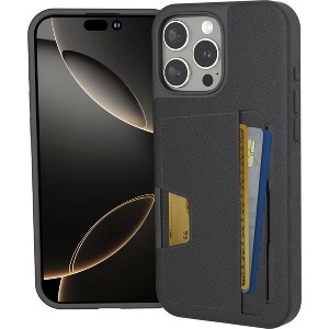 Smartish iPhone 16 Wallet Case - Wallet Slayer Vol 2 Credit Card Kickstand Holder - 1 of 4