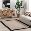 Nuloom Bronwyn Farmhouse Bordered Jute Blend Indoor Area Rug - 2 of 4