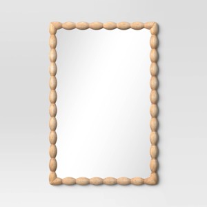 20"x30" Turned/Bobbin Wall Mirror Natural - Room Essentials™ - 1 of 4