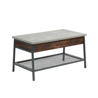 Market Commons Lift Top Coffee Table Walnut - Sauder