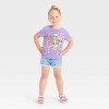Toddler Girls' Disney Super Kitties T-Shirt - Purple - 3 of 3