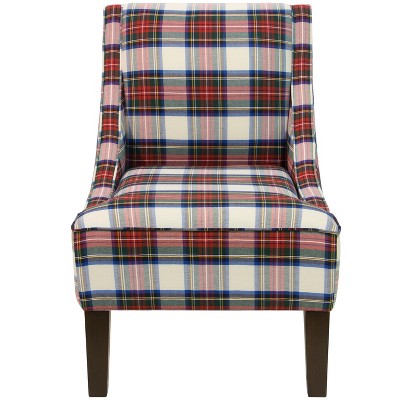 Swoop Armchair - Stewart Dress Multi - Skyline Furniture