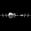 Junior's Design By Humans Nature Guitar Heart Beat By Maryedenoa T-Shirt - 2 of 2