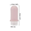 Unique Bargains Portable Leak-proof Strap Silicone Pump Bottle 1 Pc - 4 of 4