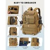 Tackle Backpack Fishing Bags with Rod Holder, 40L Water-Resistant Tackle Box Storage Bag - 3 of 4