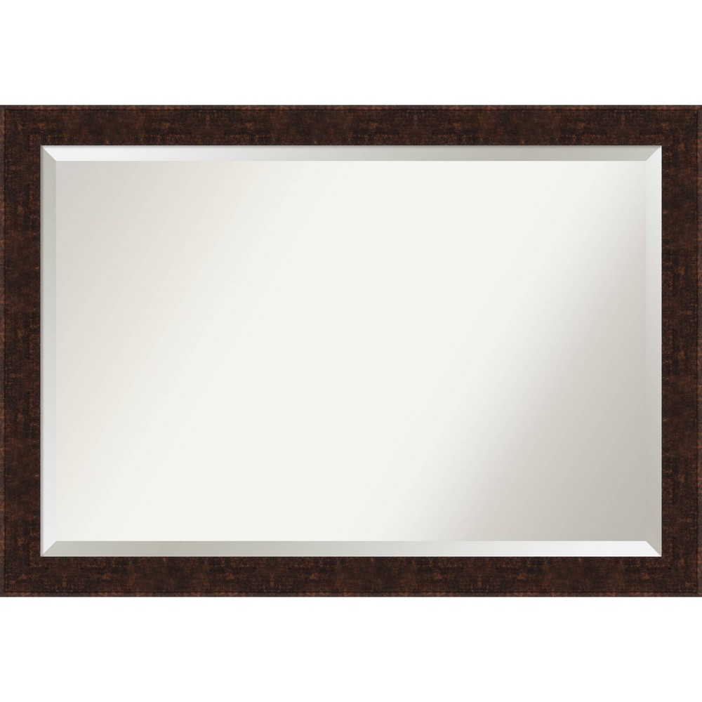 Photos - Wardrobe 40"x28" William Narrow Framed Bathroom Vanity Wall Mirror Bronze - Amanti