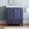 Bencmate Bathroom Storage Cabinets, Standalone Bathroom Vanity with Sink, Big Storage with Soft-Close Door, Blue, 30.27"*19.05"*34" - 2 of 4