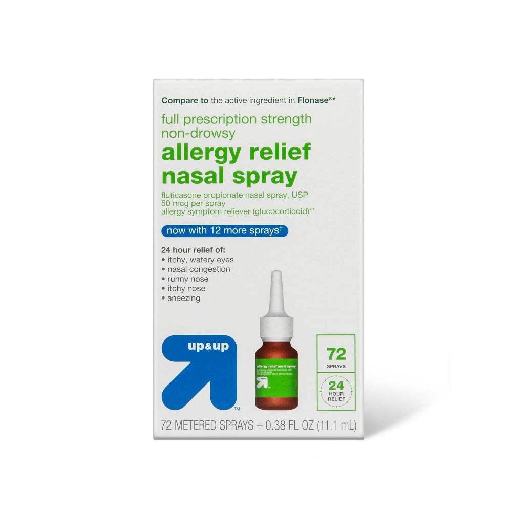 Fluticasone Propionate Allergy Relief Nasal Spray - 72 sprays/0.38 fl oz - up & up