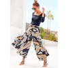 Women's Printed Flowy Culottes - LASCANA - 3 of 4
