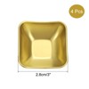 Unique Bargains Stainless Steel Divided Appetizer Sushi Soy Dipping Sauce Dishes 4 Pcs - 2 of 4