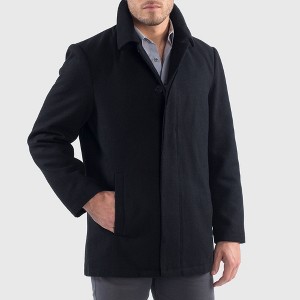Alpine Swiss Vance Mens Wool Blend Button Up Coat - 1 of 4