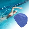 Unique Bargains PU Pleated style Swimming Cap 1 Pc - 2 of 4