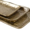Uttermost Gold Metal Decorative Trays for Living Room & Entryway – Set of 3 - 3 of 3