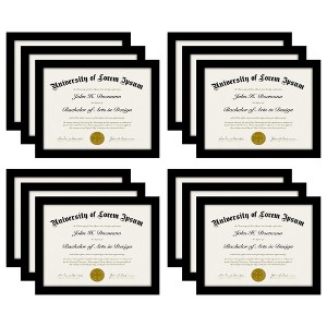 Americanflat Picture Frame Set to Enhance Wall Decor - 12 Pack - 1 of 4