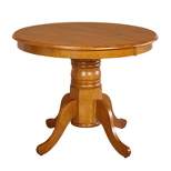 Farmhouse Extendable Dining Table Wood/Oak - Buylateral