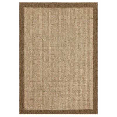 allen + roth Jute 2 X 8 (ft) Woven Jute Khaki Indoor Solid Runner Rug in  the Rugs department at