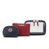 MKF Collection Laura Women's Cosmetic Punch 10 Pcs Sets, Small Travel Makeup Bag by Mia k - 2 of 4