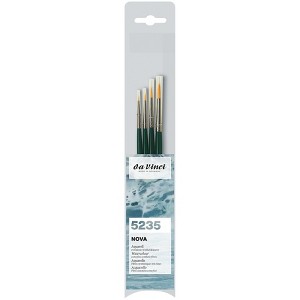da Vinci NOVA Model Painting Brushes, Synthetic, All Paint Types, Round, Series 1570, Assorted Sizes, 4 Brush Set - 1 of 1