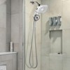 Cobbe 2-in-1 Dual Shower Head, 5-Spray Detachable Round Handheld Shower Head - 3 of 4