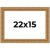 PosterPalooza | Contemporary Gold Picture Frame - UV Acrylic, Backing Board, Hanging Hardware Included - 2 of 4