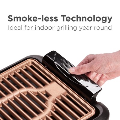 Betty Crocker 10x15 Inch Copper Nonstick Indoor Grill
