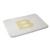 Deny Designs April Lane Art Block Monogram Memory Foam Bath Mat - 2 of 4
