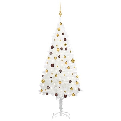 vidaXL Artificial Christmas Tree with LEDs & Decorative Ball Set – 70.9