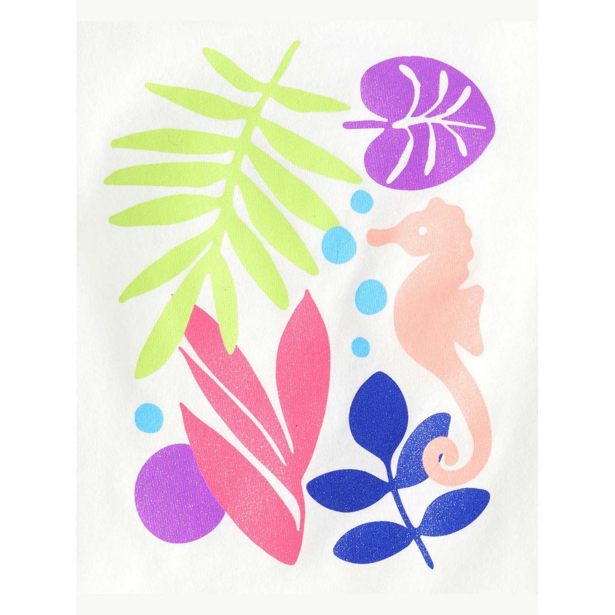 The Children's Place Toddler Girls Mix And Match Short Sleeve Tropical Leaf Top 3-Pack - thumbnail 2