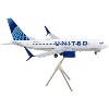 Boeing 737-700 Commercial Aircraft with Flaps Down "United Airlines" White w/Blue 1/200 Diecast Model Airplane by GeminiJets - 2 of 4