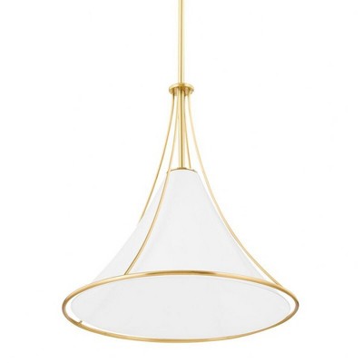 Mitzi Madelyn 1 - Light Pendant in  Aged Brass Clear Shade