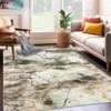 5x7 Washable Rugs Non-Slip ¨C Modern Abstract Area Rug Soft Low Pile Marble Print Carpet | Machine Washable Foldable Throw Rug - 2 of 4