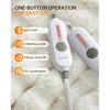Heated Blanket King, Dual Control Faux Fur Electric Blanket with 4 Heat Settings, Soft Bubble Blanket with 8 Hour Auto-Off - 2 of 4